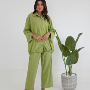 Lamu Set (Stripe Matcha)