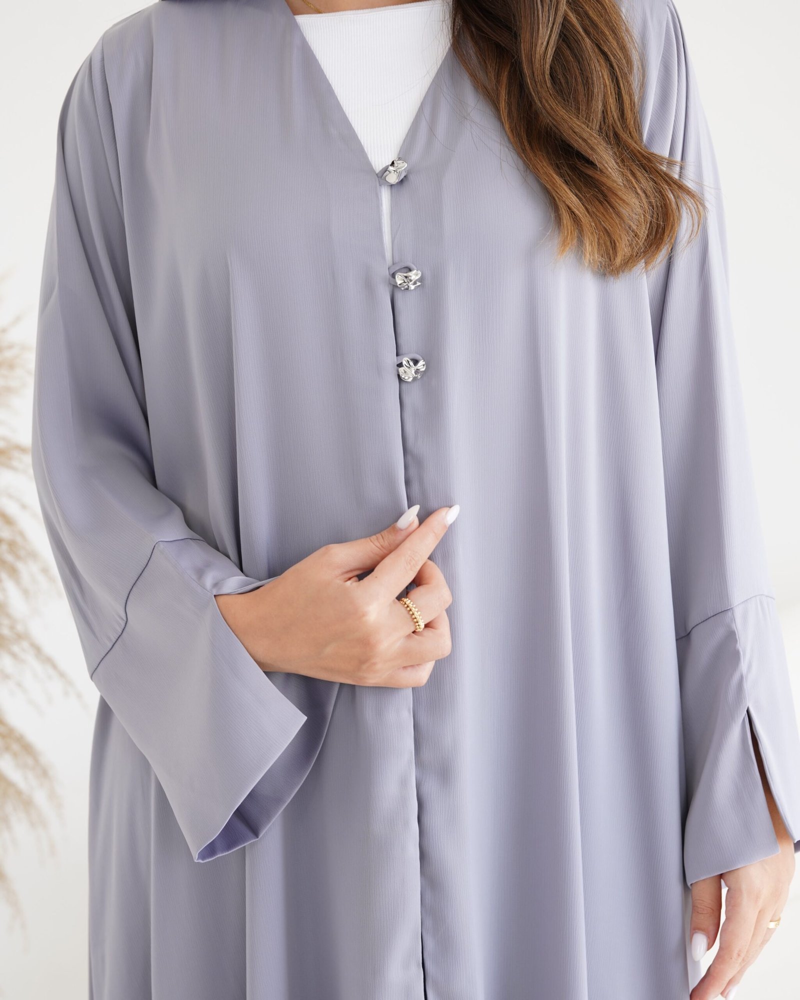 Gray Abaya - Dorra