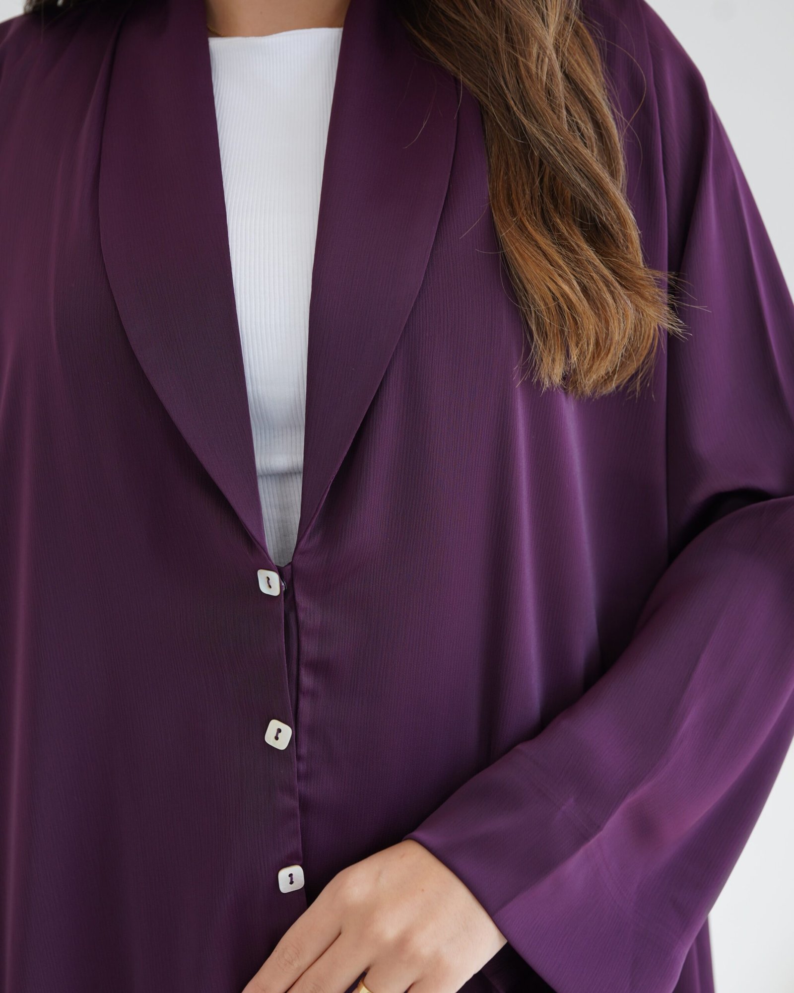Deep Purple Abaya
